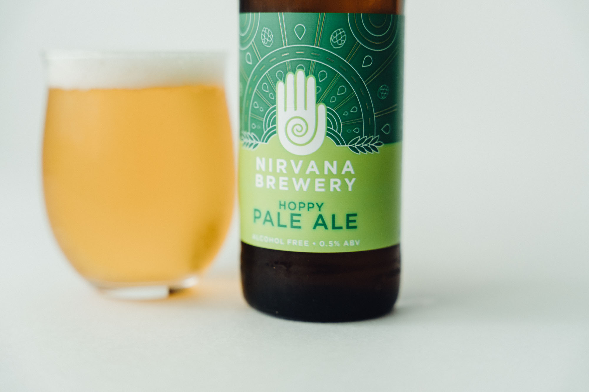 NIRVANA BREWERY(ニルヴァーナ・ブリュワリー)のペールエールスタイルのノンアルコールビール「HOPPY PALE ALE